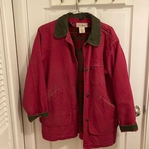 LL Bean Women's Adirondack Barn Coat, Flannel-Lined